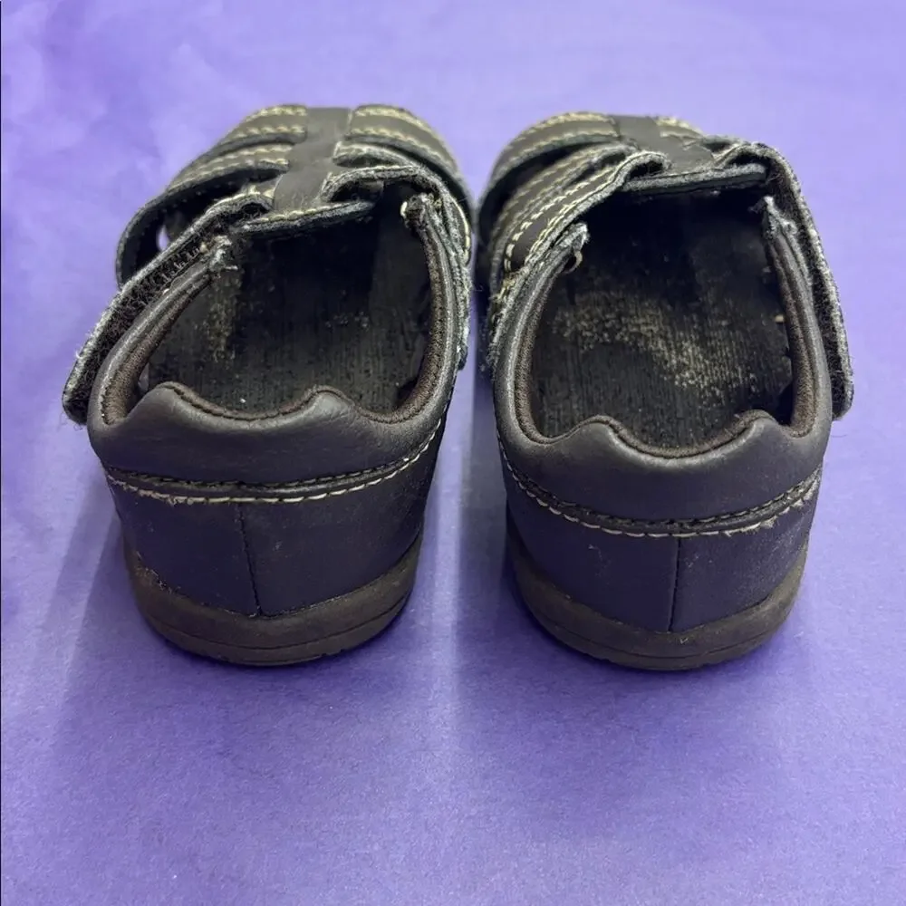 Garanimals Brown Baby Sandals with Velcro Closure Size 5